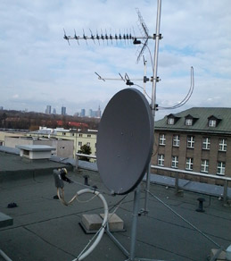 monta anten satelitarnych